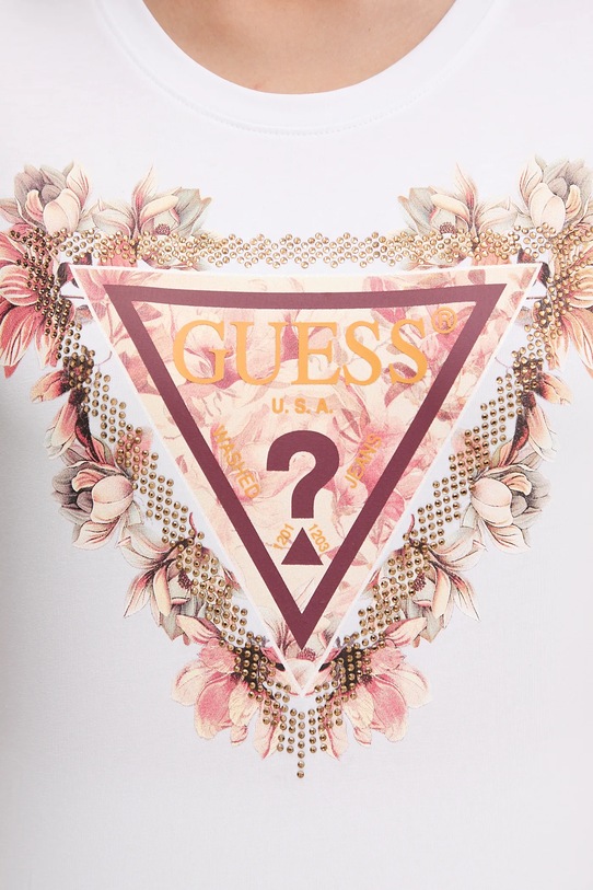 Guess tricou W5YI08.J1314 alb