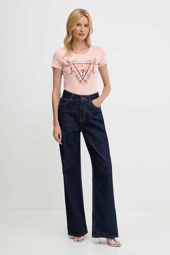 Guess tricou W5YI08.J1314 roz AW25