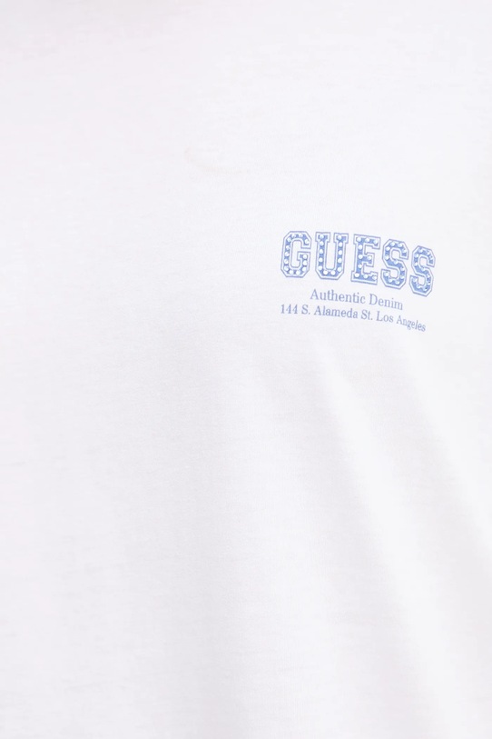 Guess tricou din bumbac W5YI10.JA914 alb