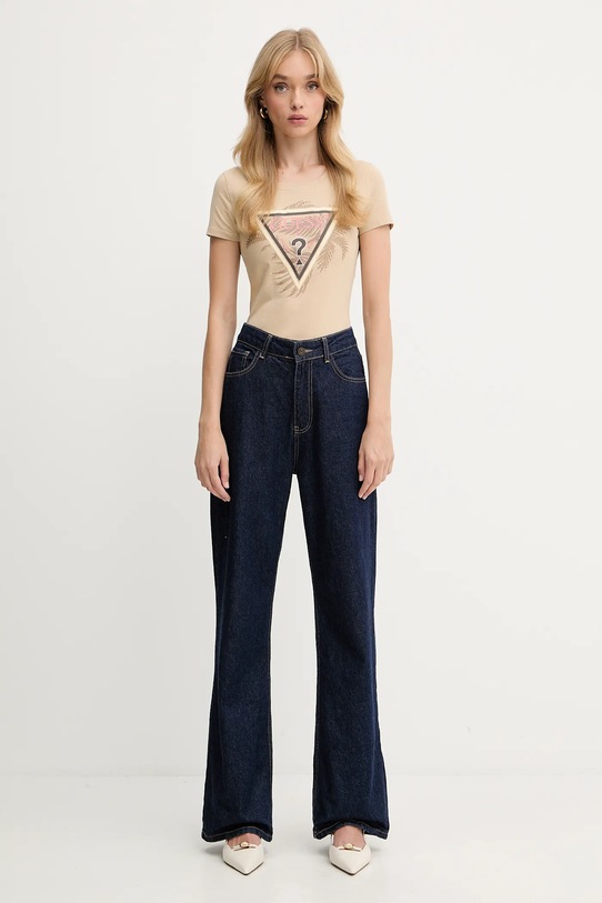 Tričko Guess W5YI13.J1314 béžová AW25