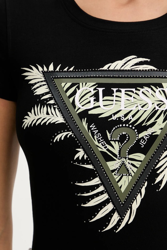 Guess t-shirt W5YI13.J1314 czarny