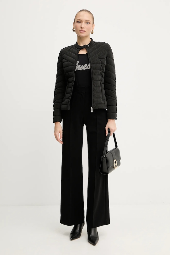 Guess tricou W5YI16.J1314 negru AW25