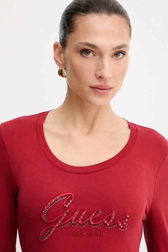 Μακρυμάνικο Guess κόκκινο W5YI26.J1314