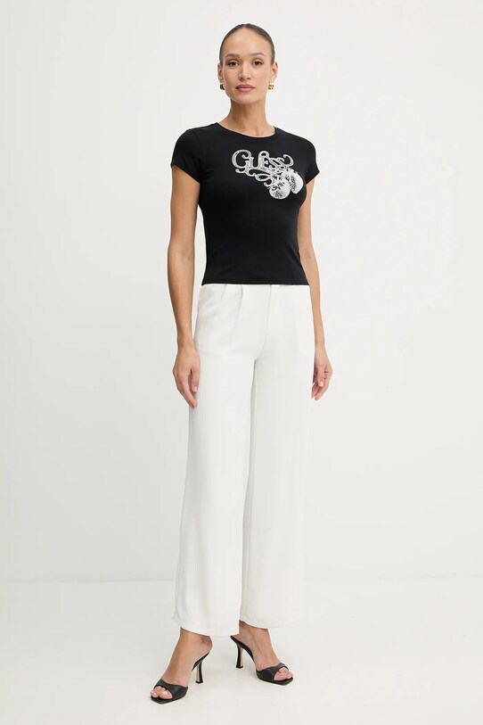 Guess t-shirt W5YI29.K49A1 czarny AW25