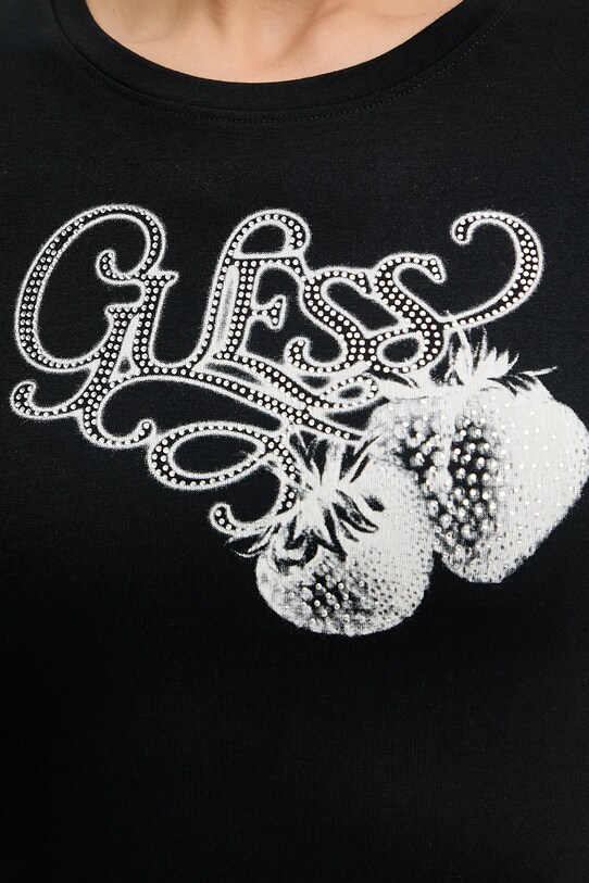 Guess t-shirt W5YI29.K49A1 czarny