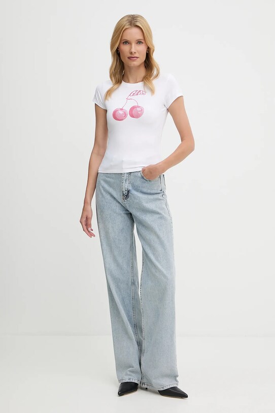 Футболка Guess W5YI30.K49A1 білий AW25