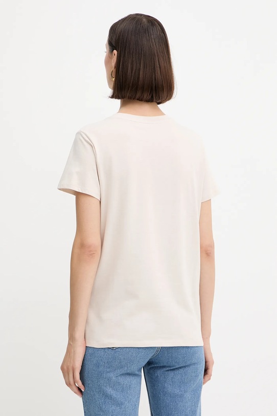 Ρούχα Βαμβακερό μπλουζάκι Guess W5YI32.K9RM1 μπεζ