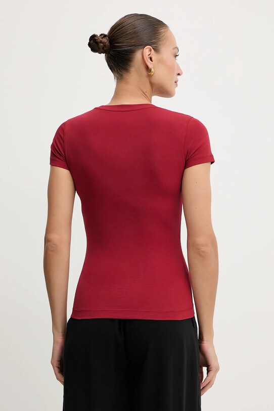 Îmbrăcăminte Guess tricou W5YI46.J1314 burgundia