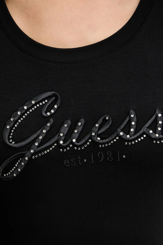 Guess t-shirt W5YI46.J1314 czarny