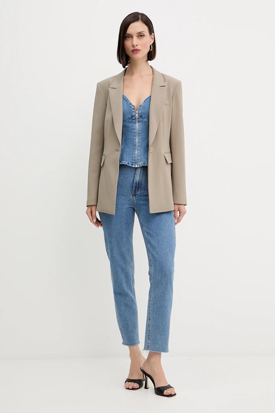 Guess top jeansowy ANIKA W5YH0Z.D4LU0 granatowy AW25