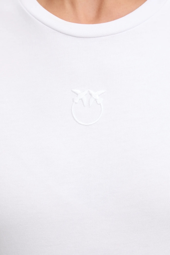 Pinko tricou din bumbac 100355.A2RD alb