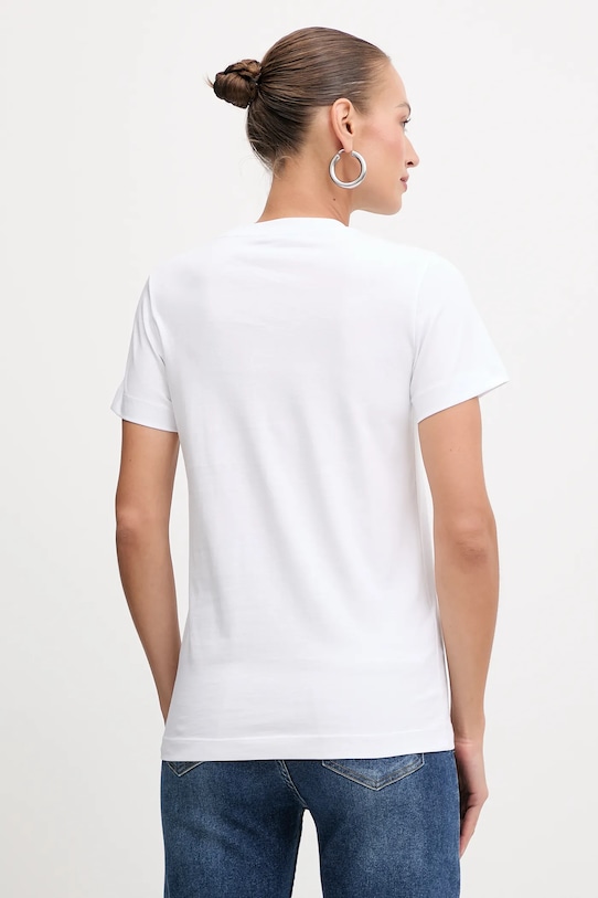 Îmbrăcăminte Pinko tricou din bumbac 101752.A2RD alb