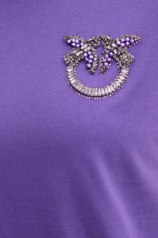 Bavlnené tričko Pinko 103320.A2RN fialová