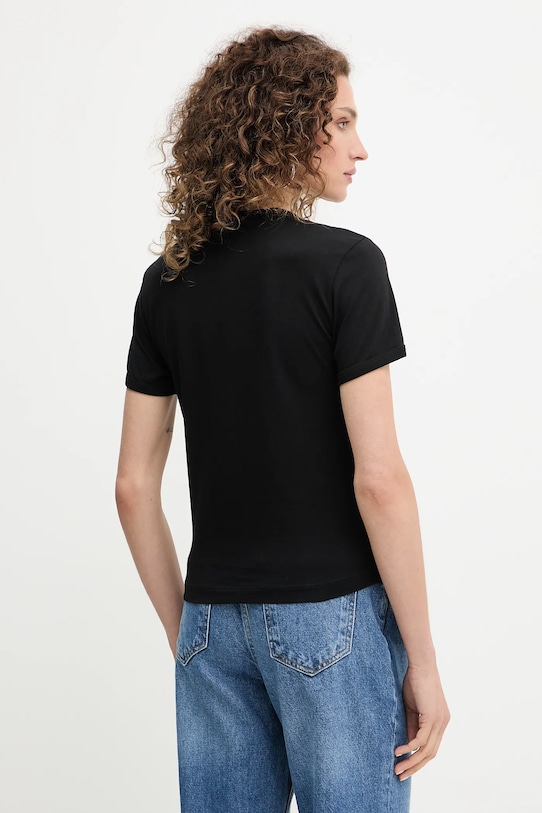 Дрехи Памучна тениска Pinko 105728.A2US черен