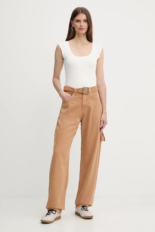 Pinko tricou 105511.A2RC alb AW25