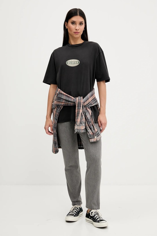 Guess Originals tricou din bumbac M5YI55.K8FQ4 negru AW25