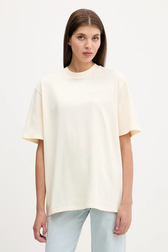 Guess Originals t-shirt bawełniany nadruk beżowy M5YI54.K8FQ4