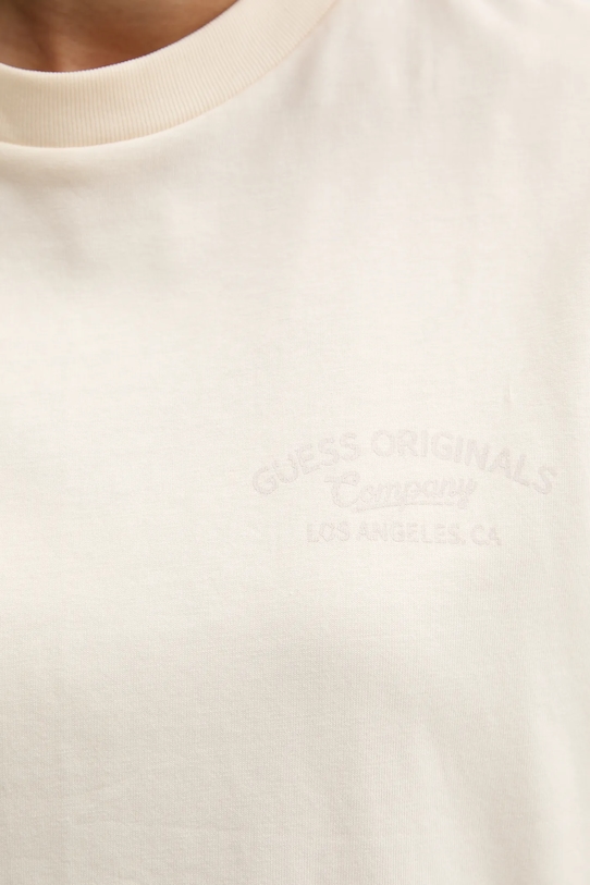 Guess Originals t-shirt bawełniany M5YI54.K8FQ4 beżowy