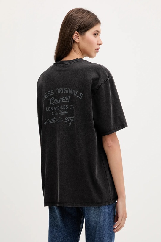 Odzież Guess Originals t-shirt bawełniany M5YI54.K8FQ4 czarny