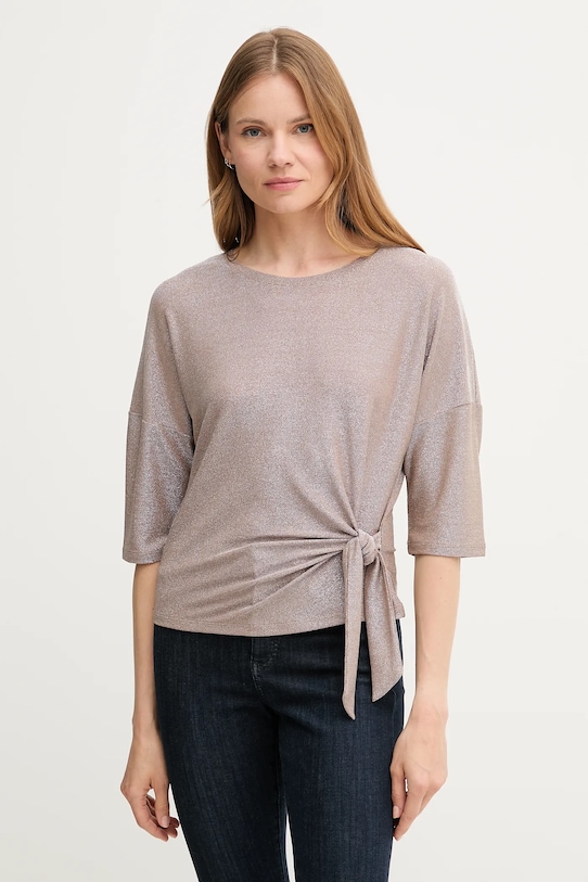 OUI bluzka z elastanem beżowy 93869
