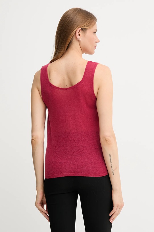 Odzież United Colors of Benetton top z wełną 109PDH01F różowy