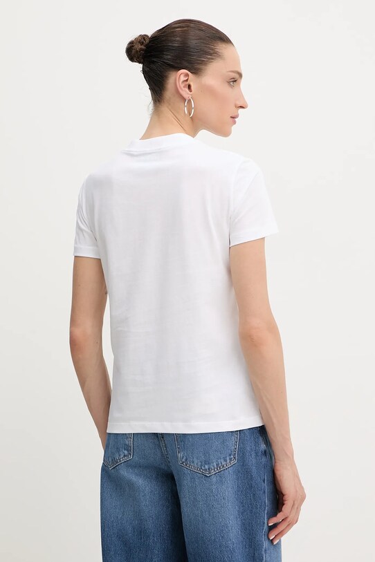 Odzież Versace Jeans Couture t-shirt bawełniany 79HAHP01.CJ01P biały