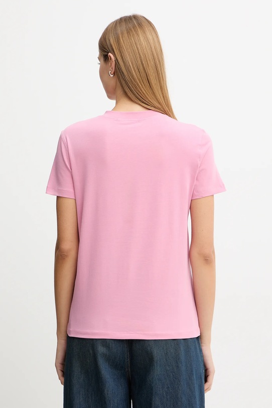 Odzież Versace Jeans Couture t-shirt 79HAHT05.CJ03T różowy