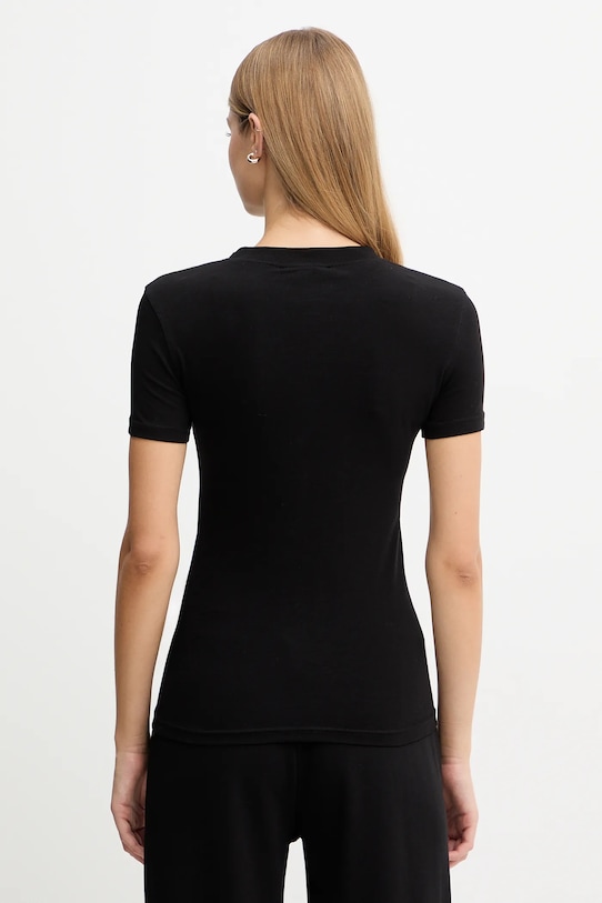 Odzież Versace Jeans Couture t-shirt 79HAHT02.CJ03T czarny