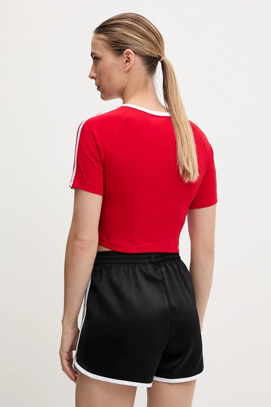 Îmbrăcăminte adidas Originals tricou copii 3-Stripes JD0303 rosu