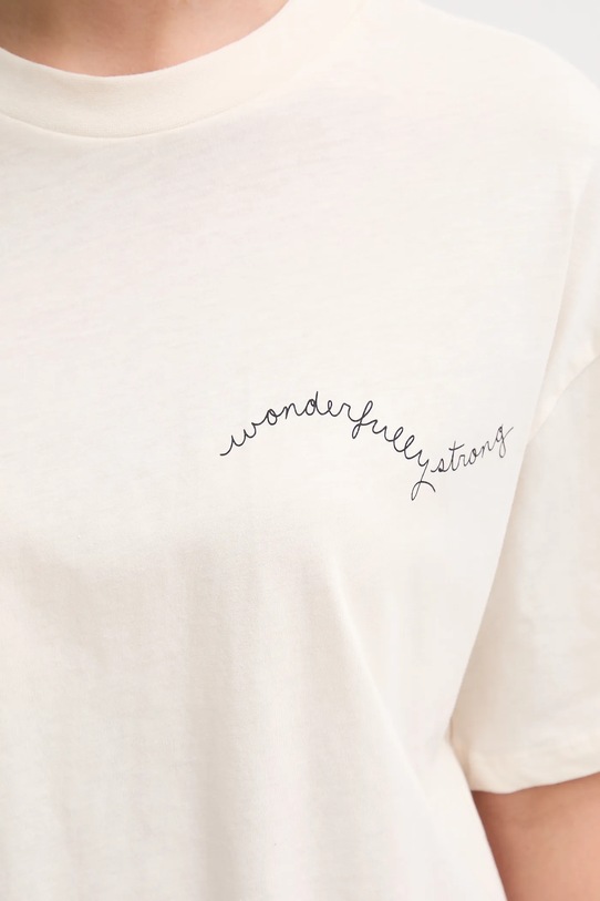 Бавовняна футболка United Colors of Benetton 35P5D10AR бежевий