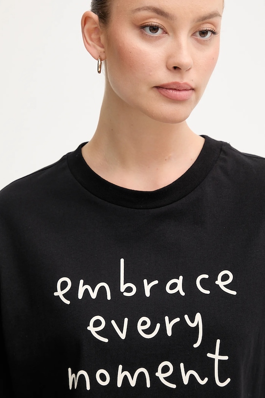 Îmbrăcăminte United Colors of Benetton tricou din bumbac 35P5D10AR negru