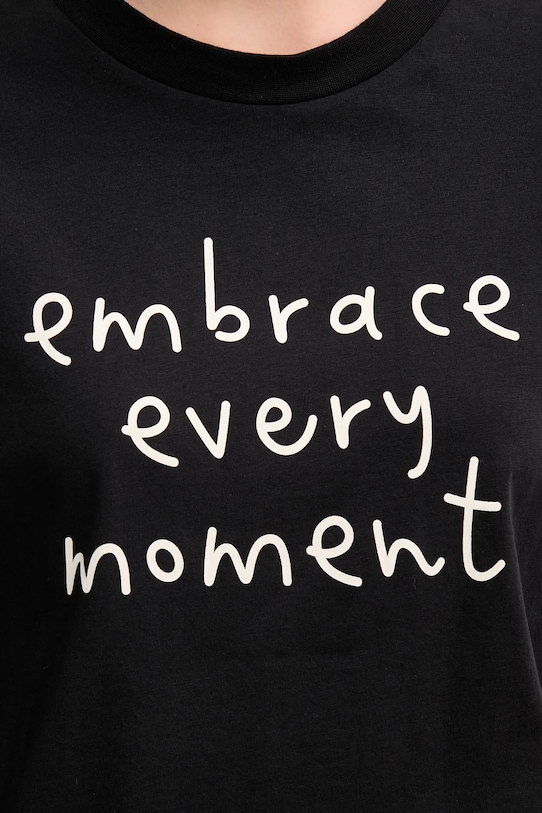 United Colors of Benetton tricou din bumbac negru 35P5D10AR