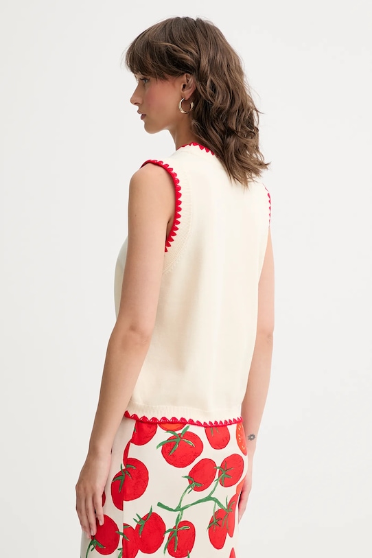 Îmbrăcăminte Never Fully Dressed vestă Tomato NFDKN664 bej