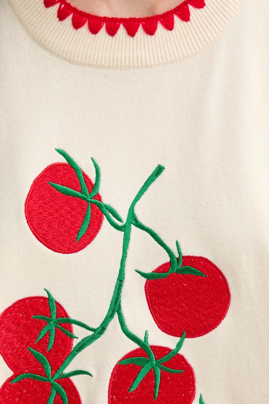 Never Fully Dressed kamizelka Tomato NFDKN664 beżowy