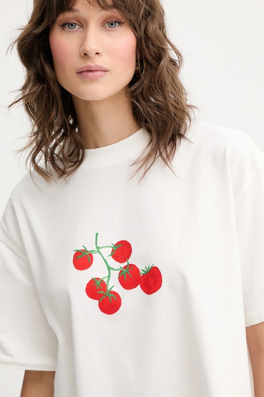 Never Fully Dressed t-shirt Tomato biały NFDTO1777