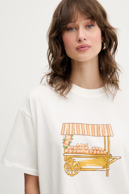 Never Fully Dressed t-shirt Cart biały NFDTO1813