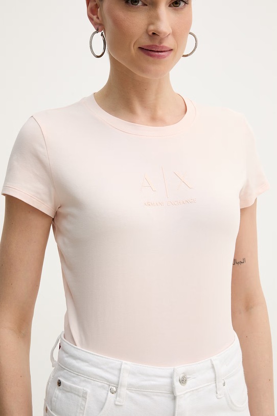Oblačila Kratka majica Armani Exchange XW001458.AF16294 roza