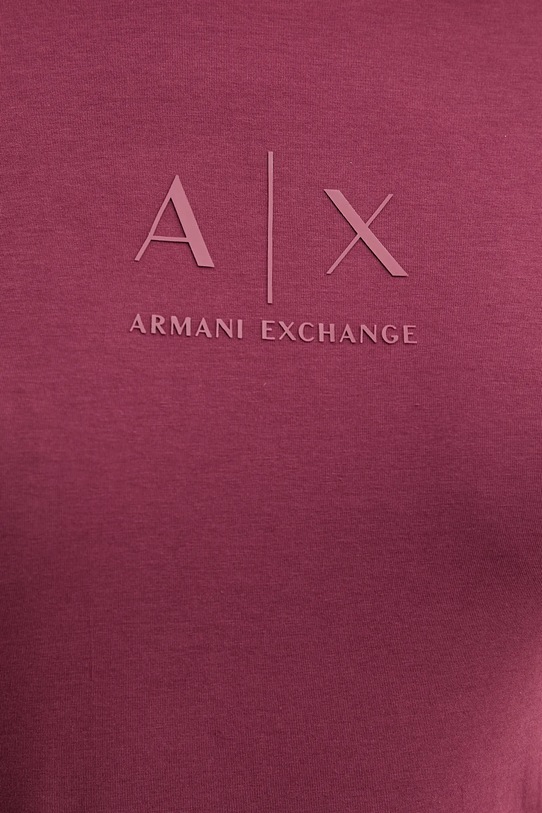 Armani Exchange t-shirt XW001458.AF16294 bordowy