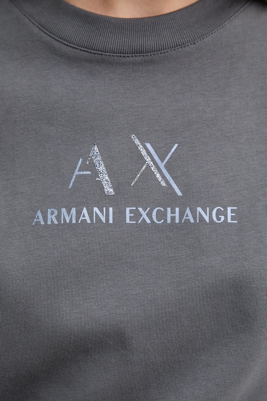 Armani Exchange t-shirt bawełniany szary XW001345.AF16356