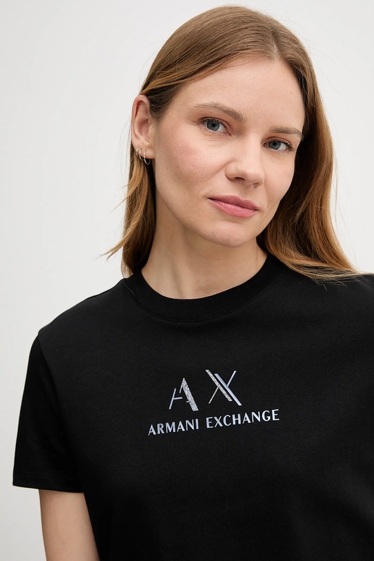 Odzież Armani Exchange t-shirt bawełniany XW001345.AF16356 czarny