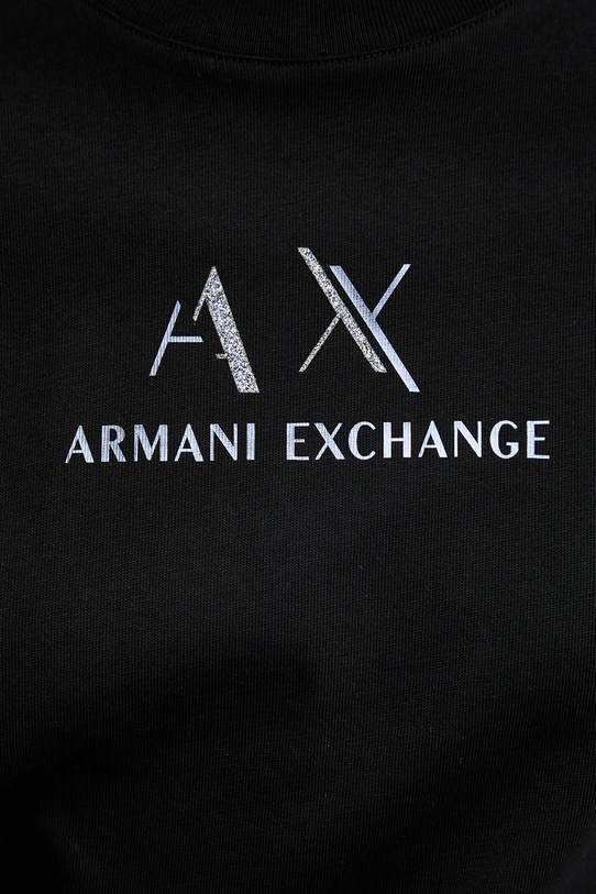 Armani Exchange t-shirt bawełniany czarny XW001345.AF16356