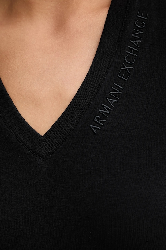 Armani Exchange tricou XW001355.AF16294 negru