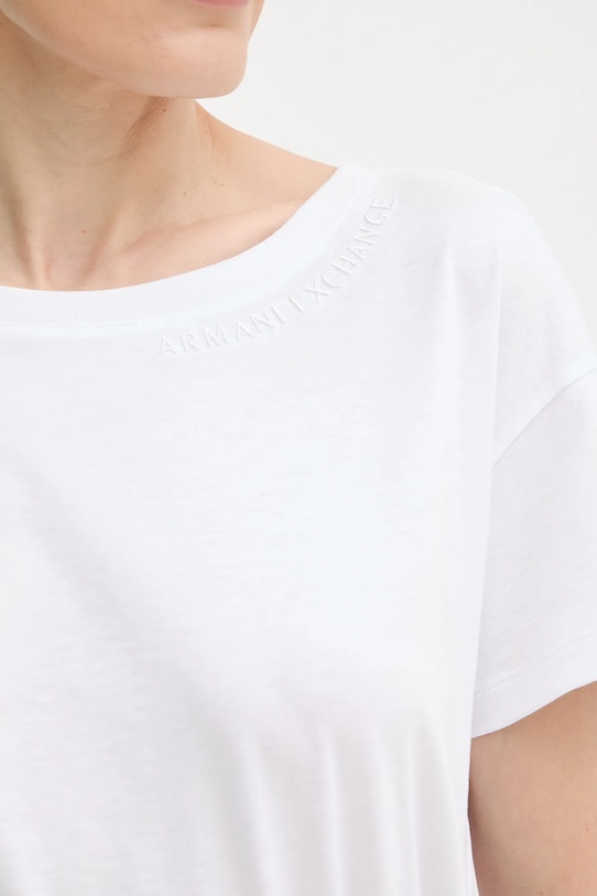 Armani Exchange tricou din bumbac XW001356.AF10356 alb