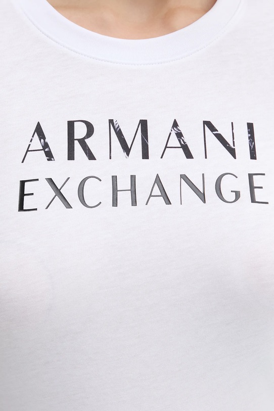 Armani Exchange t-shirt bawełniany XW001357.AF10356 biały