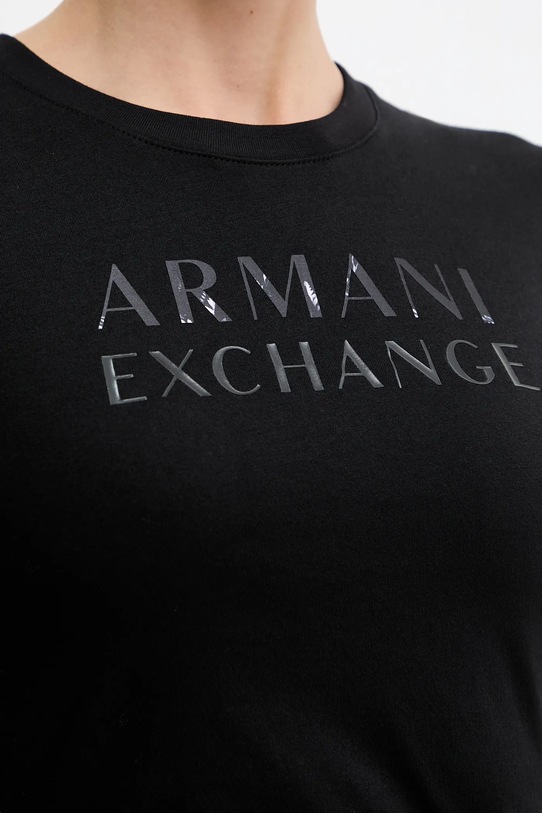 Хлопковая футболка Armani Exchange XW001357.AF10356 чёрный