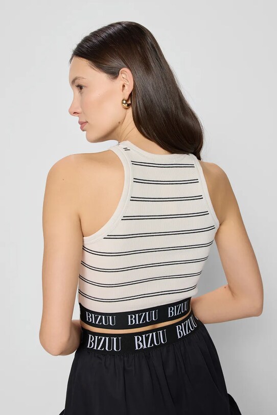 Oblačila Bombažen top Bizuu ALEXI ALEXI.KREMOWY.SS25 bež