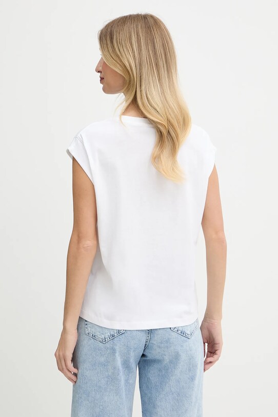 Одежда Хлопковая футболка Pepe Jeans PL506121 белый