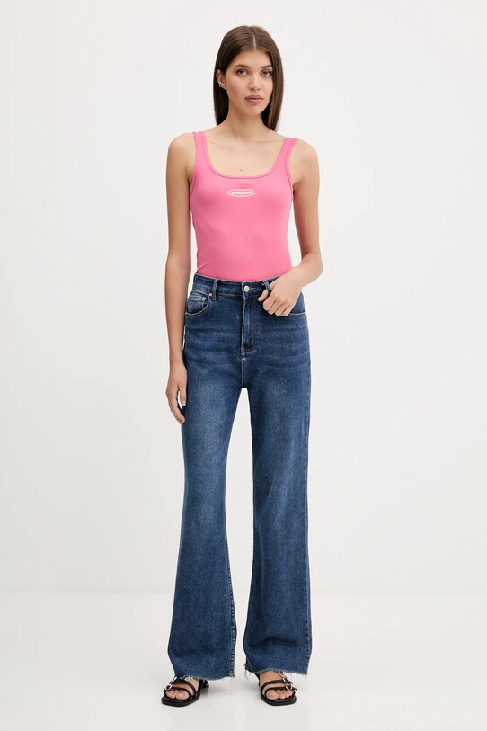 Топ Guess Jeans W5YP35.KA0H1 розовый AW25