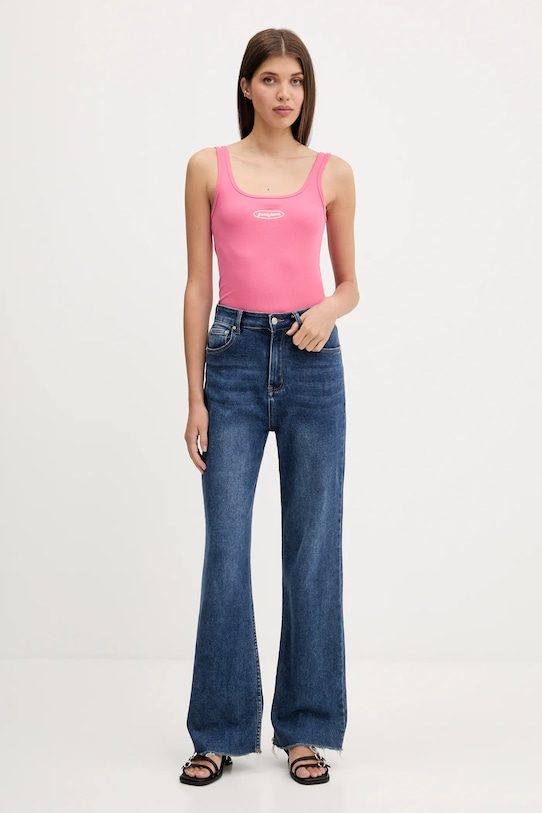 Топ Guess Jeans W5YP35.KA0H1 розовый AW25