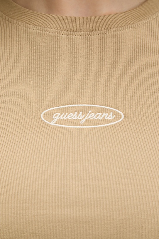 Футболка Guess Jeans W5YP37.KA0H1 бежевый